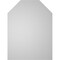 Ekena Millwork Octagonal Top Surface Mount PVC Gable Vent w/ 3-1/2"W x 1"P Standard Frame, 24"W x 32"H GVPOT24X3201SN - alternate 3